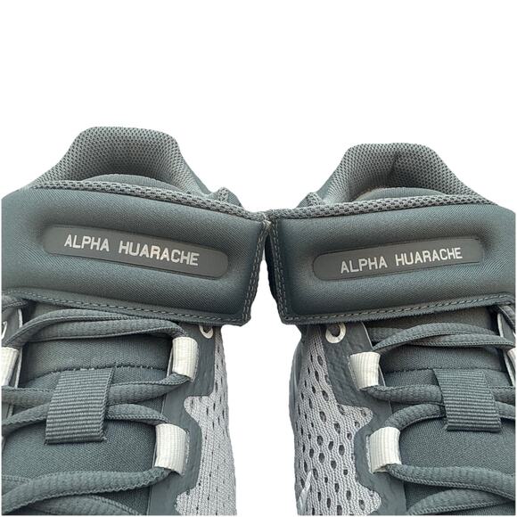 Nike Alpha Huarache Men's Elite 4 Mid Baseball Cleats Sz 13 Gray DJ6520-012 - Picture 8 of 10